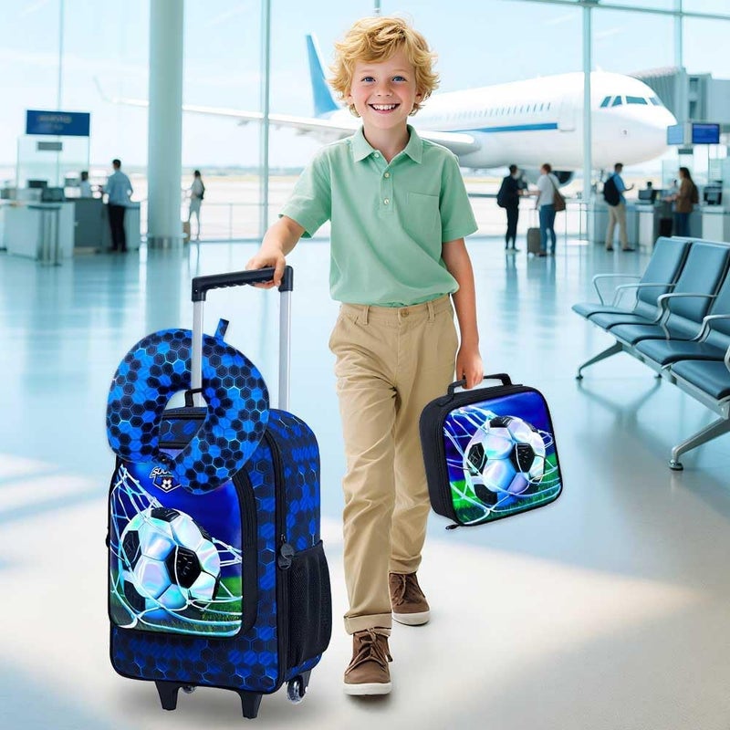 GXTVO Kids Suitcase with Wheels for Girls and Boys, Rolling Carry on Luggage for Toddler Children - Image 3